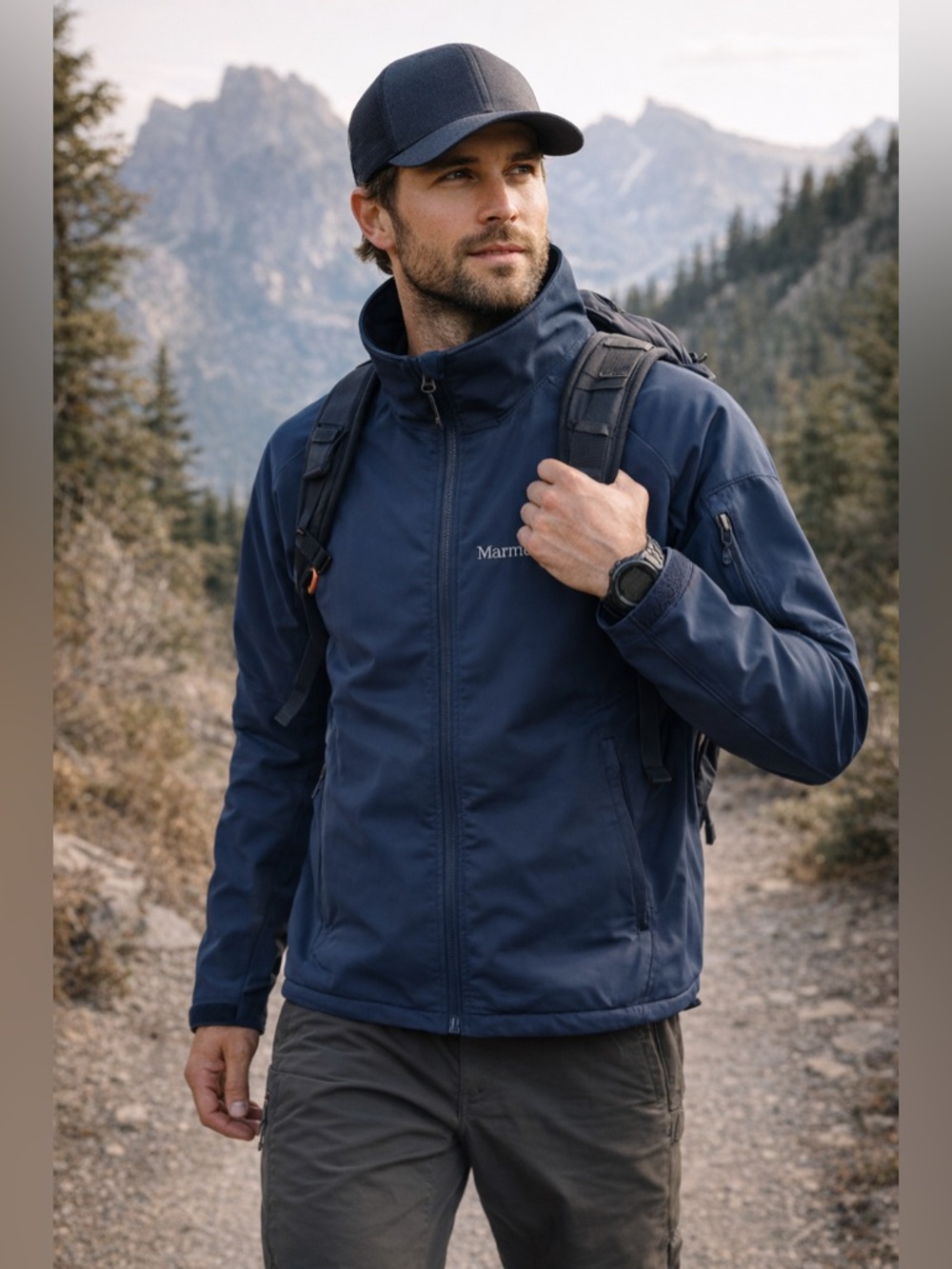 Marmot Gravity Softshell Jacket XL Windproof Water Resistant Outdoor Coat